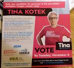 Oregon Democrats are putting abortion rights front and center in their campaign messaging, such as in this mailer from Tina Kotek, Democratic candidate for governor.