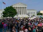 People waiting for US Supreme Court decision on abortion