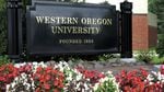  A sign says "Western Oregon University, founded 1856." "/> </picture> </figure>
<section
class=