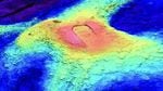 Visualization of the Axial Seamount, an active volcano off the Oregon Coast.