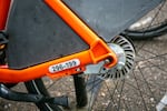 FILE - An e-bike in Portland, Ore., on June 29, 2024. 