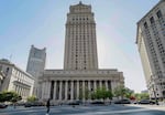 A view of the Thurgood Marshall U.S. Courthouse in Manhattan, N.Y., where the Second Circuit Court of Appeals is seated, from 2020.