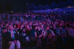 These fans had some of the best seats at the Gorge Amphitheatre on Saturday.