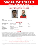 The FBI put out a wanted poster with a $50,000 reward, searching for Joseph Dibee after he was indicted for his alleged role in crimes committed by the Earth Liberation Front or the Animal Liberation Front.