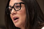 FILE - Lori Chavez-DeRemer attends a hearing of the Senate HELP Committee on her nomination for secretary of labor, Feb. 19, 2025, in Washington. The Senate confirmed Chavez-DeRemer in a 67-32 vote Monday.