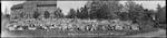 This photograph from 1934 taken by June D. Drake, shows a group gathered for the Golden Jubilee Convention at Willamette University in Salem.