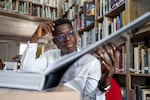 George Koranteng is an upcoming Ghanaian photographer who likes to spend time studying at the Dikan Library.