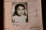 An adoptee brought to the United States by her American parents from Iran as a young child stands for a portrait in California on Feb. 21.