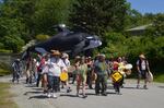 Trans Mountain pipeline and oil tanker protest in Vancouver, British Columbia on May 28, 2017