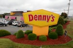 FILE - A Denny's restaurant is shown Sept. 14, 2017, in Cranberry, Pa. (AP Photo/Keith Srakocic)