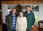 Residents of Copco Lake Danny Fontaine, Linda Ebert and Francis Gill worry about the effects of sediment traveling downriver to their community.