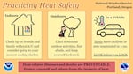 Heat safety flyer from NOAA, May 2025.