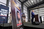 President-elect Donald Trump speaks during a news conference at Austin-Bergstrom International Airport, Friday, Oct. 25, 2024, in Austin, Texas.