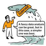 Data analysis showed that between 2014 and 2018, none of the fish populations met the 4% population-restoration benchmark. Drilling down to these numbers is an important way to get the conversation started and to raise hard questions about salmon hatcheries.