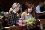 Sen. Christine Drazan (R-Canby) at the Oregon State Capitol in Salem, Ore. on Feb. 2, 2026.