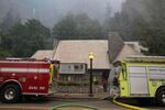 The Multnomah Falls Lodge closed in September 2017 due to the Eagle Creek Fire.