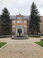 An undated image of College Hall at Gonzaga University.