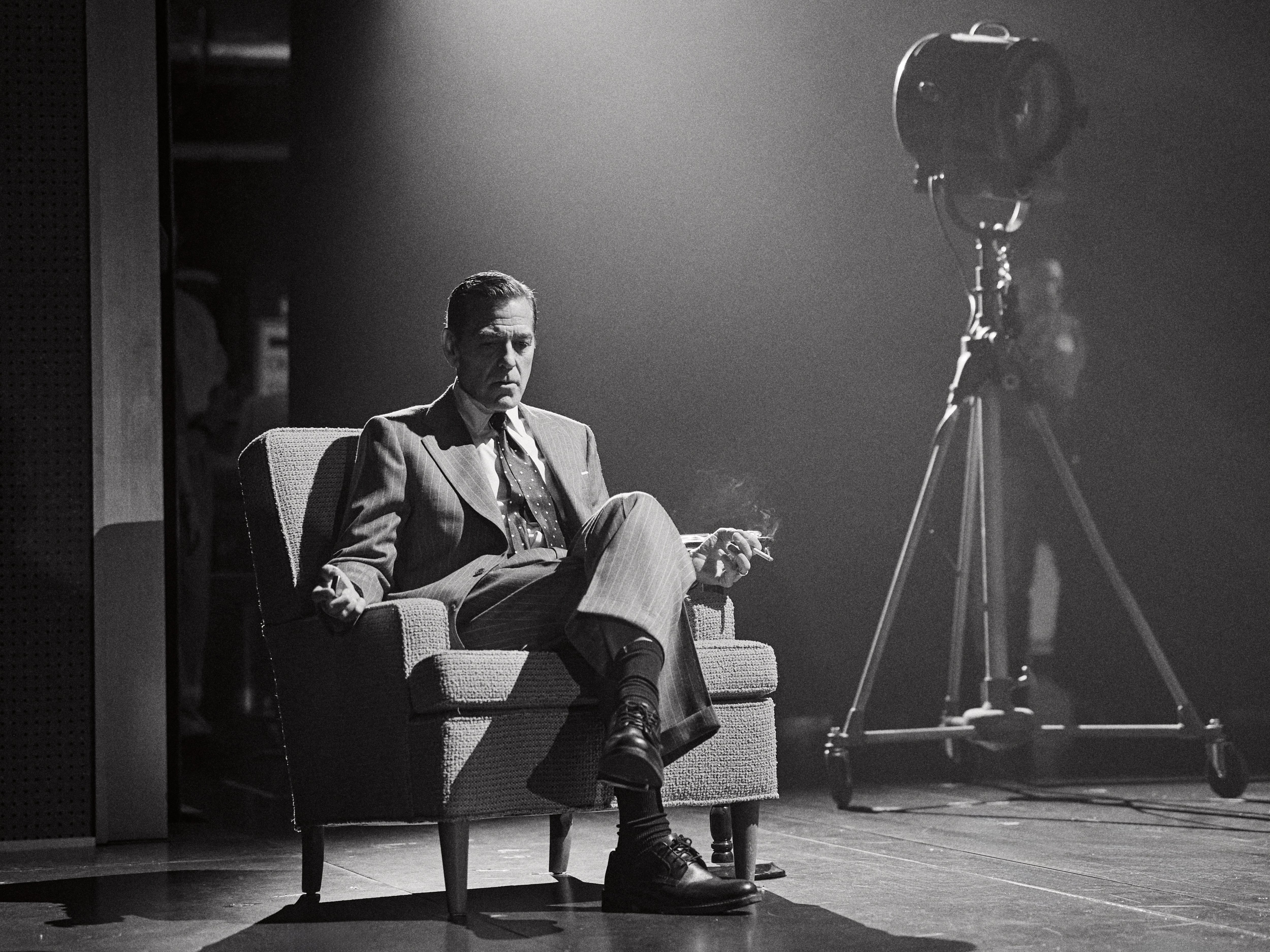 George Clooney in <em>Good Night & Good Luck.</em>
