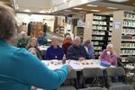 Seniors attend a genealogy meeting at Lake Oswego Library on Tuesday morning. 