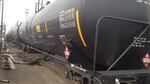 Tank cars carrying petroleum crude oil are stationed at a former asphalt plant near the Willamette River in Northwest Portland. The plant was recently purchased by Arc Logistics.