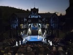 A scene from the Oregon Shakespeare Festival's 2018 production of "Romeo and Juliet" in its outdoor Elizabethan Theatre.