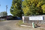 Fischer's Place Mobile Home Park is pictured Sept. 27, 2026, in Nyssa, where 37 families reside. Many tenants primarily speak Spanish.