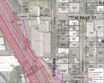 Map of freeway project impacts.