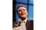 Chuck Woolery hosts a special premiere of the "$250,000 Game Show Spectacular” at the Las Vegas Hilton on Oct. 13, 2007, in Las Vegas.