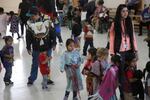 Students from the Early Childhood Education Center in Warm Springs Perform a "mini" powwow in Warm Springs, to open Census 2020 in Oregon on March 12, 2020. 