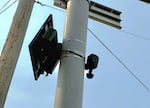 An undated photo of a flock camera in Eugene.