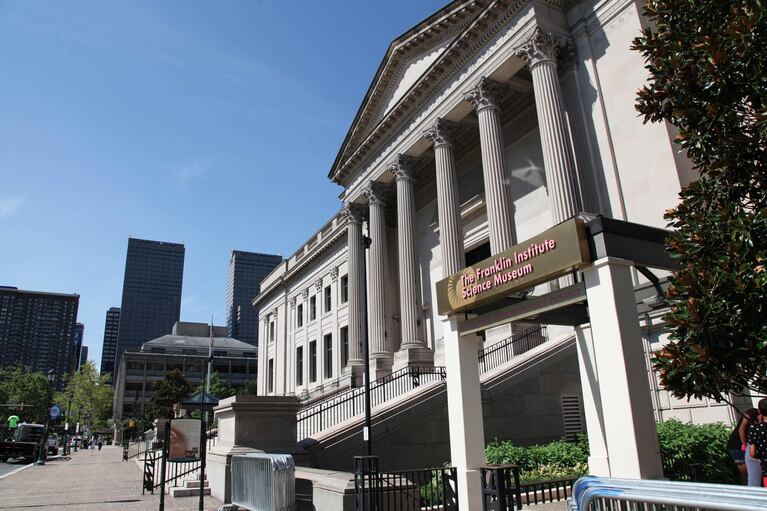 The prestigious Franklin Institute in Philadelphia served as the temporary home for the Oregon Donkey.