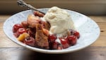Sour Montmorency cherries update the classic brown betty dessert
