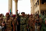 Abdel Fattah Al-Burhan,chairman of Sudan's Transitional Sovereign Council and commander of the Sudanese Armed Forces SAF, visits the Presidential Palace in Khartoum, Sudan, on March 26, 2025. Al-Burhan declared from inside the Presidential Palace in Khartoum that "Khartoum is free."