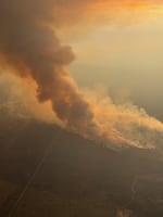 The Flat Fire in Central Oregon has burned nearly 22,000 acres as of Aug. 24, 2025.