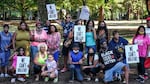 Portland families who have lost loved ones to police gathered together before heading to Washington, D.C., for the 2020 March on Washington.