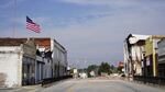 The main street in Bamberg, S.C., where tornado damage from a storm in January is still evident. Nikki Haley, who was born and raised in Bamberg, visited the town just days before the S.C. primary election.