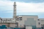 FILE - The Unit 6 reactor building is pictured during a media tour at Tokyo Electric Power Company Holdings' (TEPCO) Kashiwazaki-Kariwa nuclear power station in Kariwa Village, Niigata prefecture, Japan on Friday, May 1, 2026.