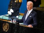President Joe Biden addressed the 77th session of the United Nations General Assembly on Wednesday in New York, slamming Russia's invasion of Ukraine.