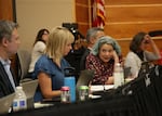 Bend city officials discuss proposed code changes to encourage more homeless shelters at a May 5, 2022 meeting.