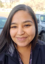 Alexandria Inguiano, 35, on the Warm Springs Reservation in Oregon, Jan. 12, 2025, says the threat of deportations weighs on her: "All of the Trump supporters are making a big deal about him being in the office, and all the changes that people are already predicting, it just doesn't sound too good at all," she says.