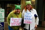 Mellani Calvin and Barbara Martin at Portland's March For Science.