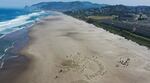 The Cascade Head Biosphere Collaborative will host a sand art competition on Saturday Aug. 5. In July, the organization worked on an ‘Interdependence Day’ art piece that included a giant octopus. 