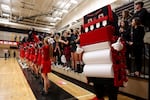 The Camas High School auditorium is Home to the Papermakers. The school's mascot is called the Mean Machine, an animated paper roll machine that's a nod to the town's paper making history.