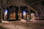 Fairlane Coffee was one of few businesses open Wednesday morning in Portland's Sellwood neighborhood during a snow storm on Jan. 11, 2017.