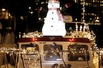 The Christmas ships are decorated with lights and other holiday frivolity, Dec. 11, 2024.