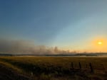 A wildfire outside Ukiah in Umatilla County in 2024, part of the Battle Mountain Complex of fires that burned more than 183,000 acres. Gov. Tina Kotek has asked the Oregon Legislature for more than a year to find more, stable funding to fight wildfires in the state.