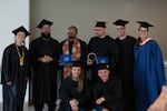 COCC Prison Education Program students and staff pose for a photo at the Deer Ridge Correctional Institution in Madras, Ore., on June 9, 2026.