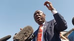 Attorney Ben Crump speaks during a press conference at the site where George Floyd was killed in Minneapolis. Crump has represented numerous families of people killed by police.