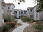 Apartments outside an Open House in Las Vegas, Nevada on Sept. 20, 2024.