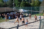 The Spartanky volleyball tournament is a focal activity for Labor Day weekend, with teams competing from morning till dusk.